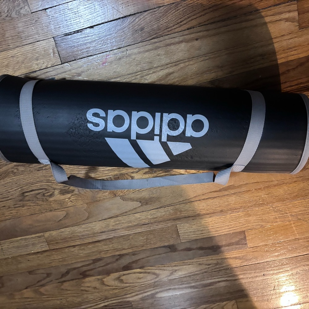 Adidas Black Mat with Gray Straps